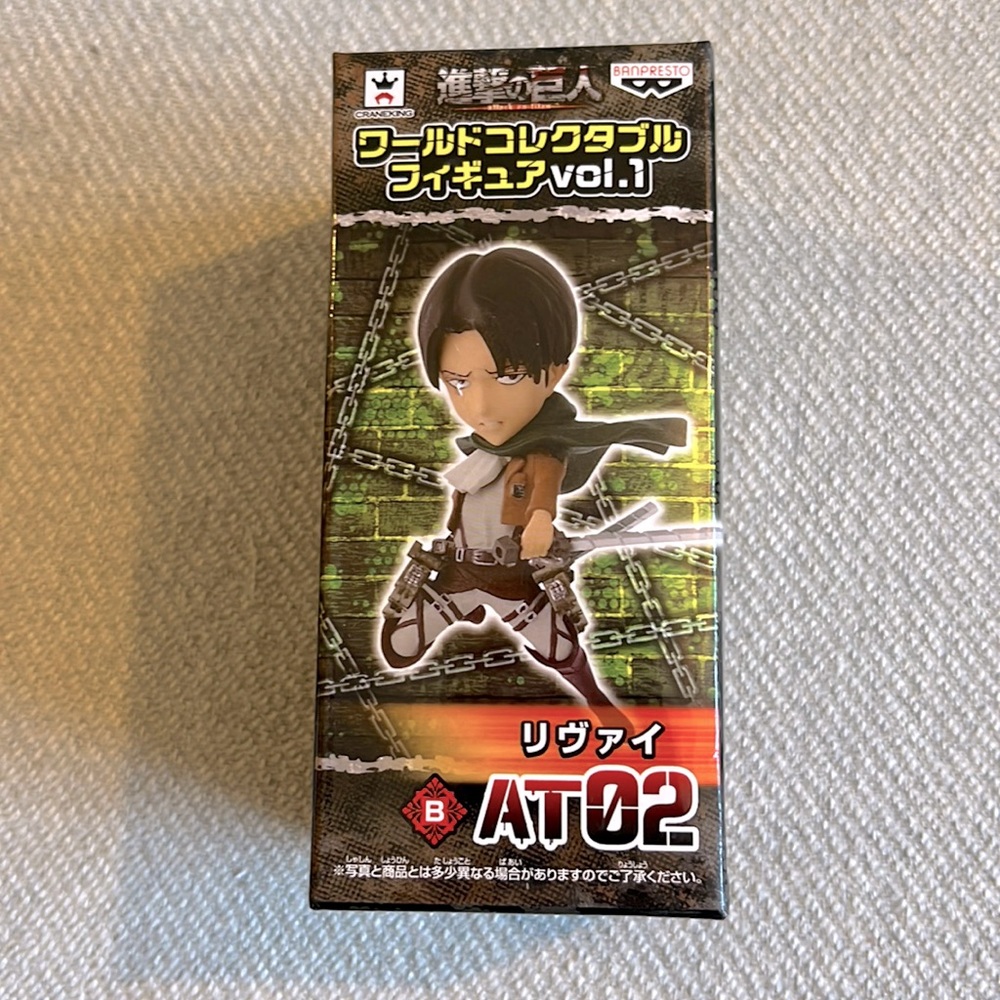 Attack on Titan Figure Levi WCF LOOT CRATE EXCLUSIVE RARE